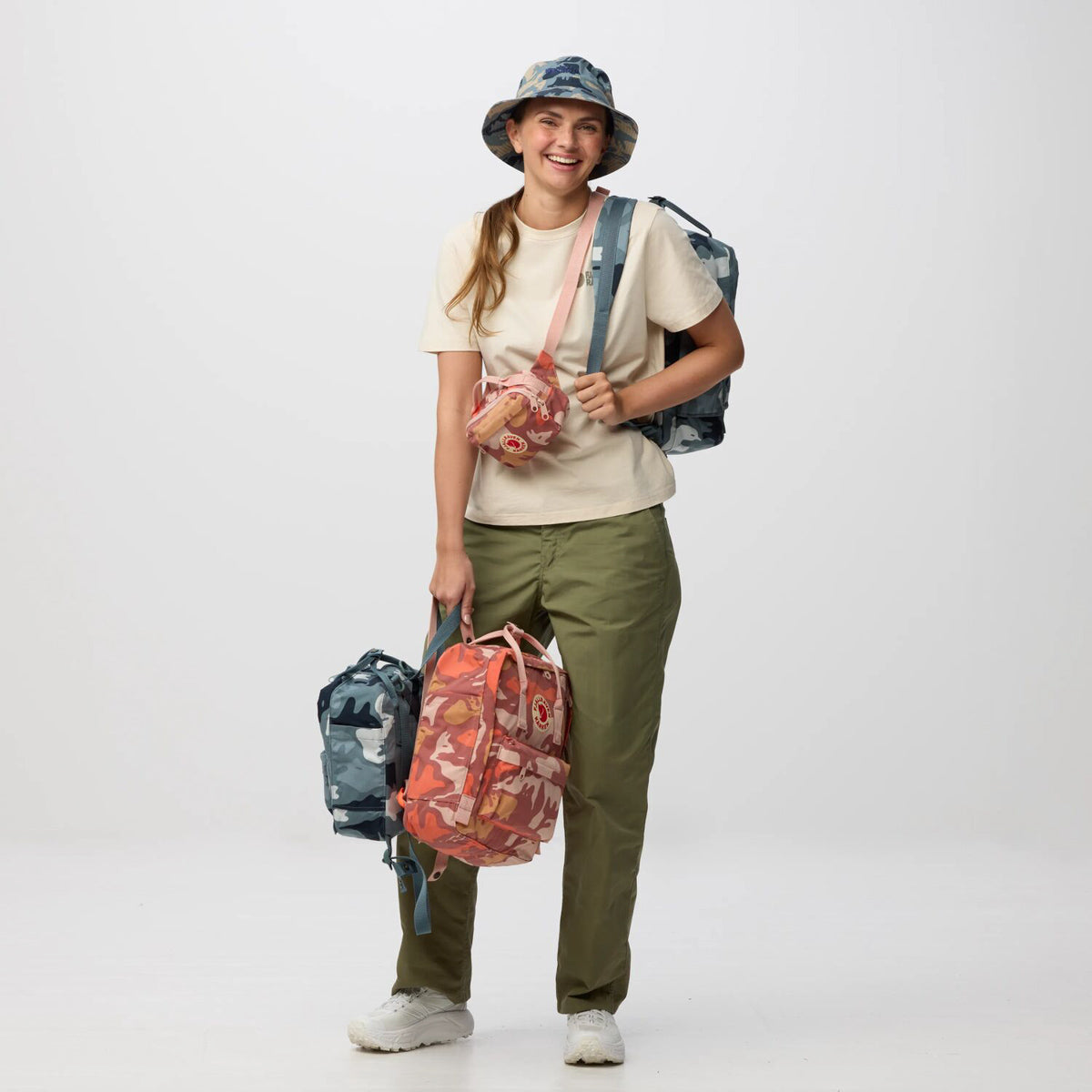 Fjallraven Kanken Graphics 藝術特訂版G-1000 HeavyDuty S防撕裂後背包【香港行貨】| 內置可拆式減壓坐墊 | 限量動物幾何圖騰隨身休閒背囊 - Life Sports
