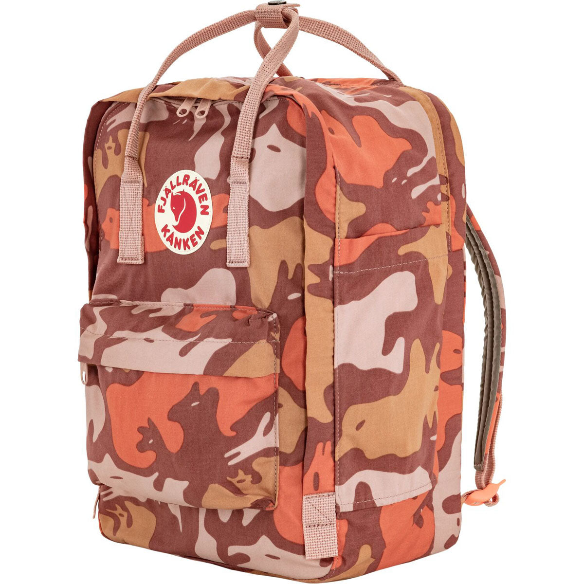 Fjallraven Kanken Graphics Laptop 限量插畫版防震15"電腦背包【香港行貨】加粗肩帶| G-1000 HeavyDuty S 耐磨布料 | 北極狐保育計劃18升通勤書包