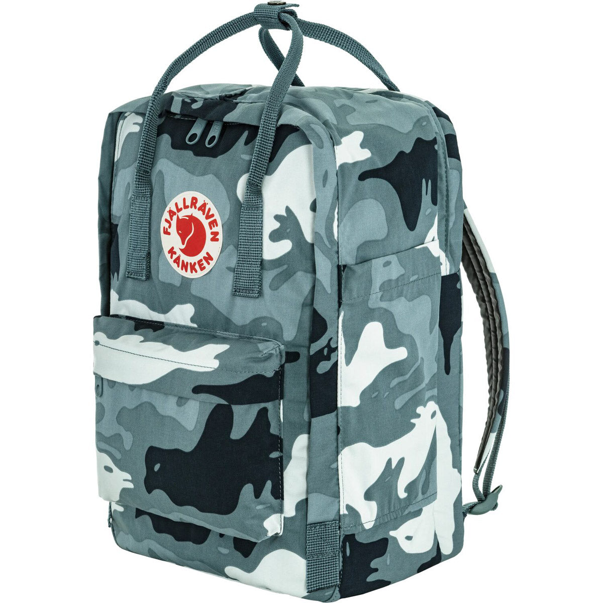Fjallraven Kanken Graphics Laptop 限量插畫版防震15"電腦背包【香港行貨】加粗肩帶| G-1000 HeavyDuty S 耐磨布料 | 北極狐保育計劃18升通勤書包