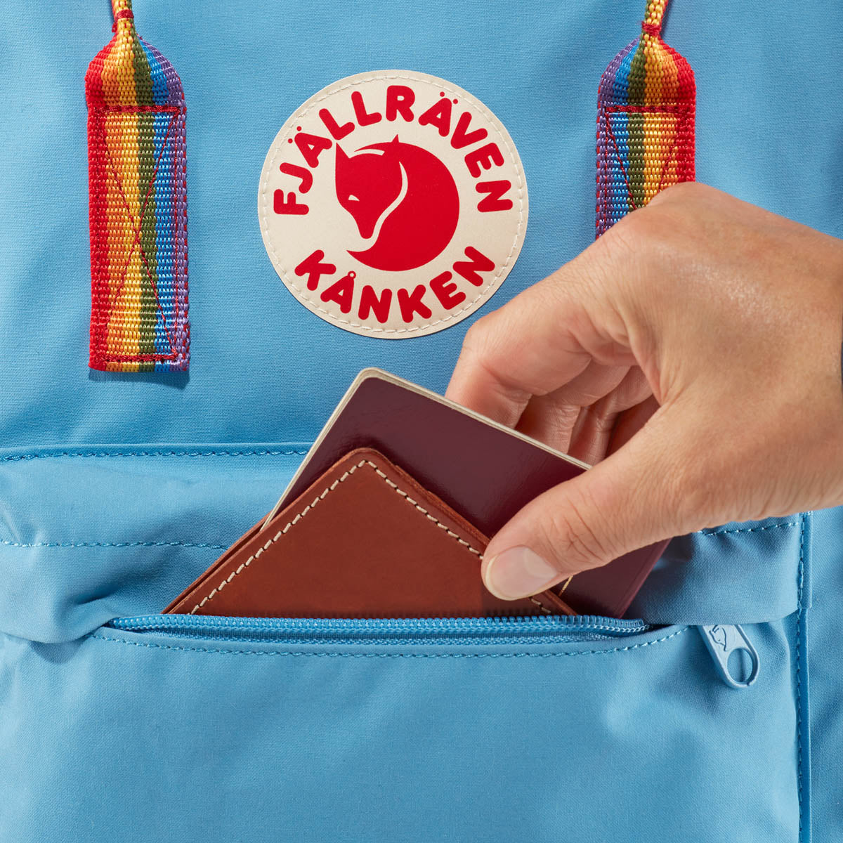 Fjallraven Kanken Rainbow Series 彩虹揹帶 16L 背囊