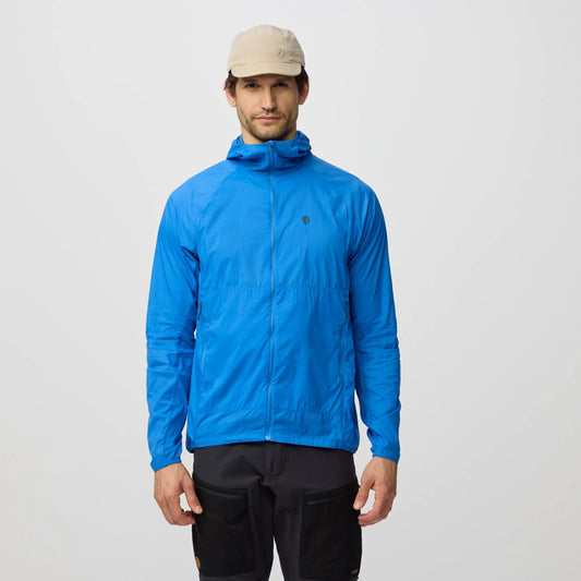 Fjallraven Keb Lätt Wind Jacket M 男裝輕量超便攜抗風防潑水外套【香港行貨】| 便攜 超輕 收納後 比手板仲要細 | 夏日徒步行山風衣 - M Size =100克重