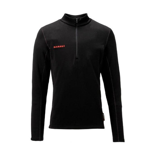 Mammut Aenergy ML Half Zip Pull AF Classic 男裝半拉鍊中層 套頭衫【香港行貨】| Polartec Power Grid 經典紅黑Logo