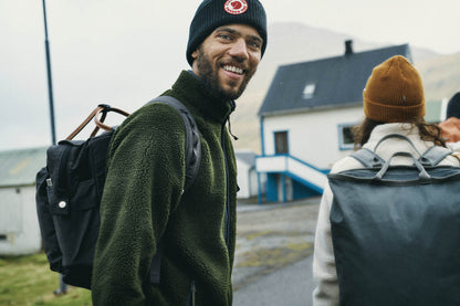 Fjallraven Vardag Pile Fleece M Men's Furry Long Sleeve Jacket Chalk White Chalk White
