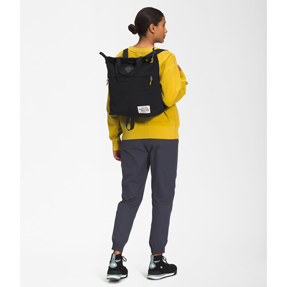 The North Face Berkeley Tote Pack 多用 手提包 背囊 背包 Black/ Mineral Gold