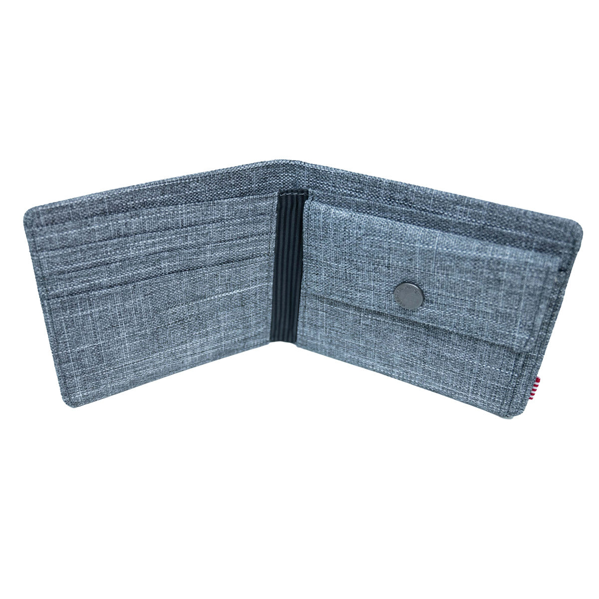 Herschel Roy Wallet Coin Loose Silver Grid + Card Slot Wallet