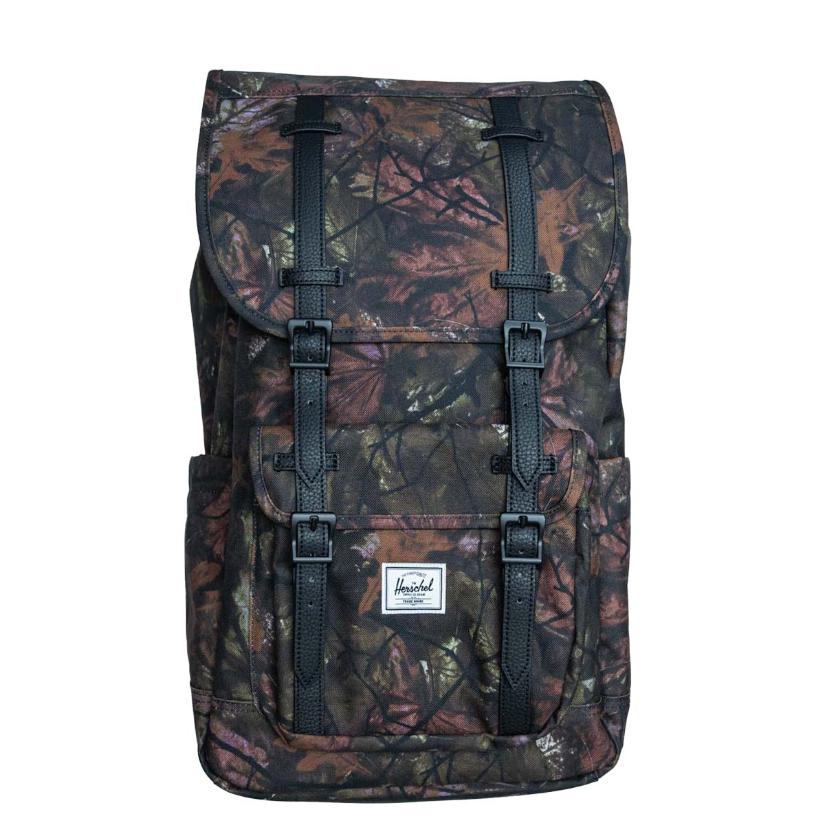 Herschel Little America Backpack 30L backpack schoolbag adds left and right slip pockets and top pockets