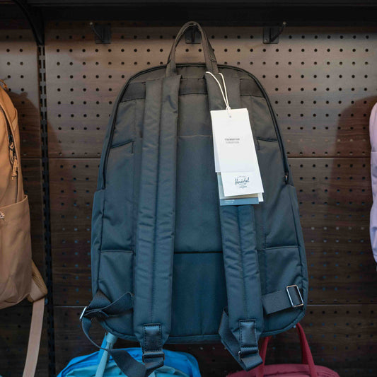Herschel Classics Beatrix Backpack 20L 斜紋真皮電腦雙肩背囊 | 15/16吋筆電艙 | 附可拆內袋及行李套插 - Life Sports
