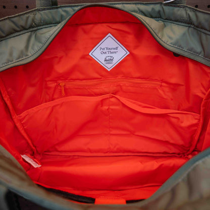 Herschel Heritage Quilted Capsule Tote Bag 24.5L 復古洋蔥絎縫托特包 | 15/16吋絨毛防震電腦層 | 後置行李拉桿套 - Life Sports