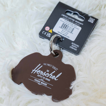 Herschel Dog Bag Charm 狗狗吊飾 | 矽膠金屬扣環 | 背囊／鎖匙扣裝飾