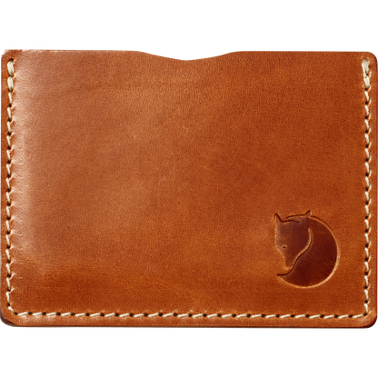 Fjallraven Övik Card Holder 瑞典原產植物鞣製真皮卡片套【香港獨家發售】| 天然不含PFAS養皮工藝 | 經典小狐狸壓印皮革名片夾 - Life Sports