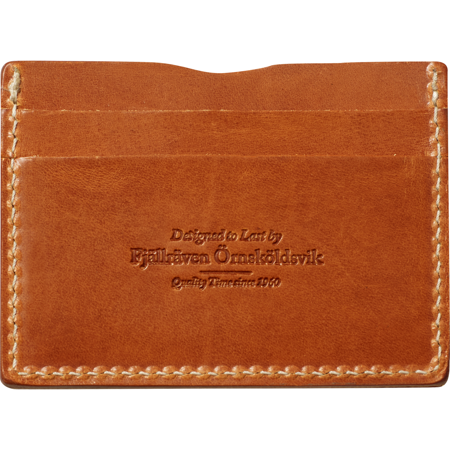 Fjallraven Övik Card Holder 瑞典原產植物鞣製真皮卡片套【香港獨家發售】| 天然不含PFAS養皮工藝 | 經典小狐狸壓印皮革名片夾 - Life Sports