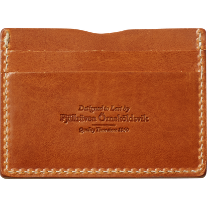 Fjallraven Övik Card Holder 瑞典原產植物鞣製真皮卡片套【香港獨家發售】| 天然不含PFAS養皮工藝 | 經典小狐狸壓印皮革名片夾 - Life Sports