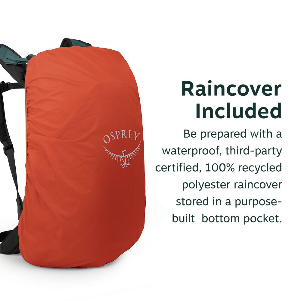 Osprey Hikelite LT 16 輕量行山背囊【香港行貨】| 16升 AirSpeed透氣 附雨套 可配水袋