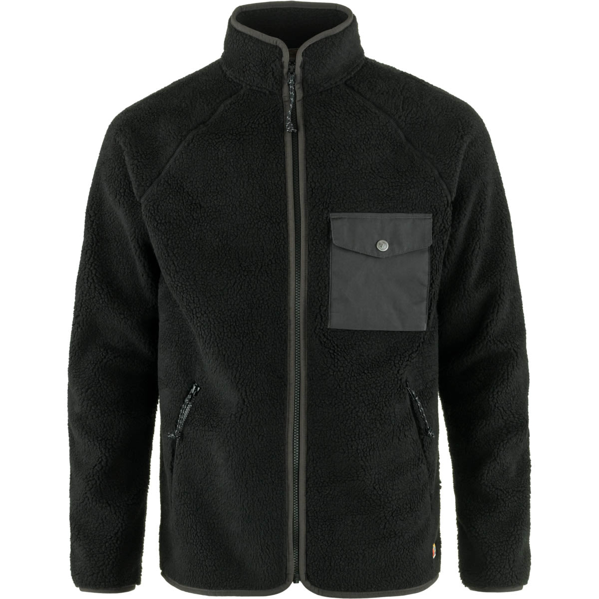 Fjallraven Vardag Pile Fleece M Men's Furry Long Sleeve Jacket Chalk White Chalk White