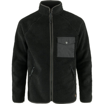 Fjallraven Vardag Pile Fleece M Men's Furry Long Sleeve Jacket Chalk White Chalk White