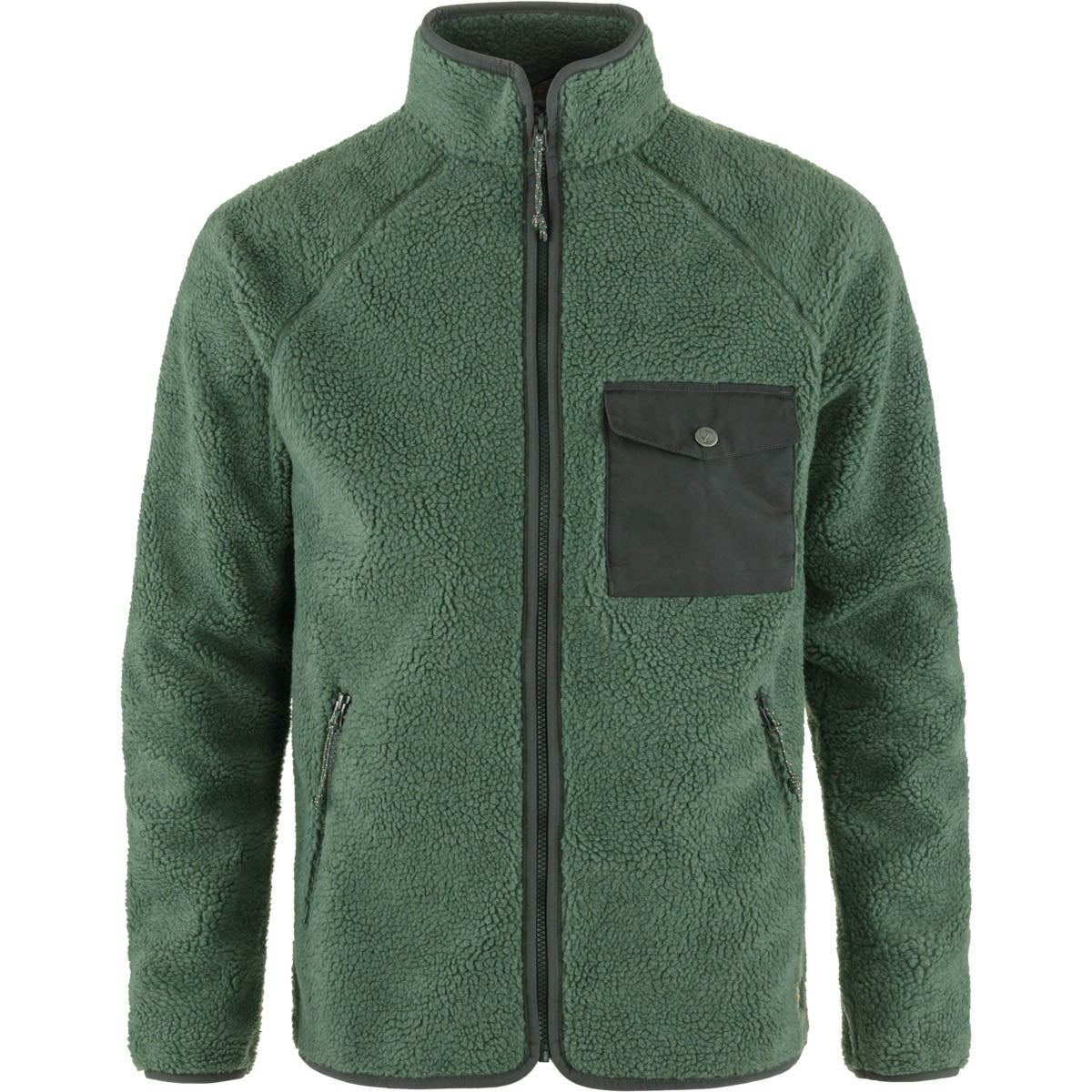 Fjallraven Vardag Pile Fleece M Men's Furry Long Sleeve Jacket Chalk White Chalk White