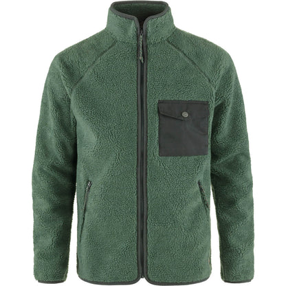 Fjallraven Vardag Pile Fleece M Men's Furry Long Sleeve Jacket Chalk White Chalk White