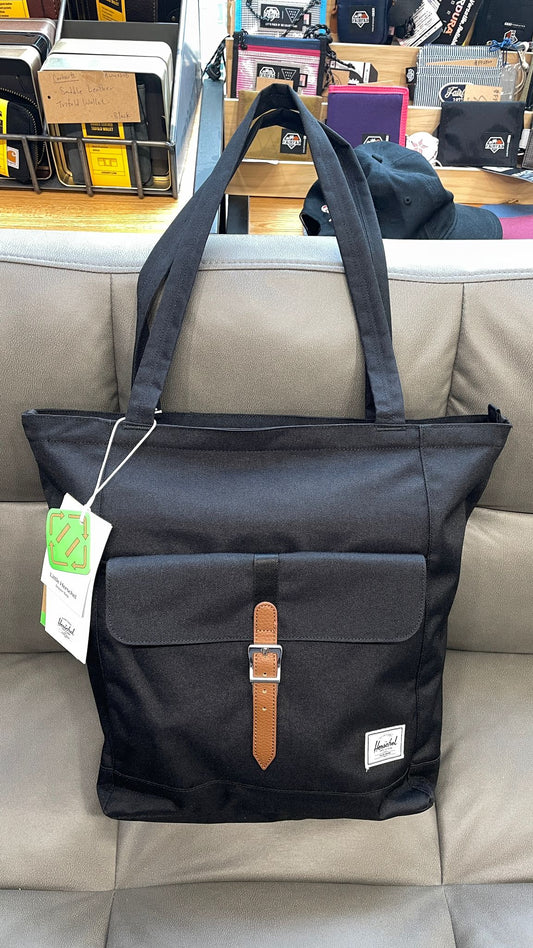 Herschel Retreat Tote Diaper Bag 單肩包 親子袋 媽媽袋 湊仔袋 (附防水墊) Black