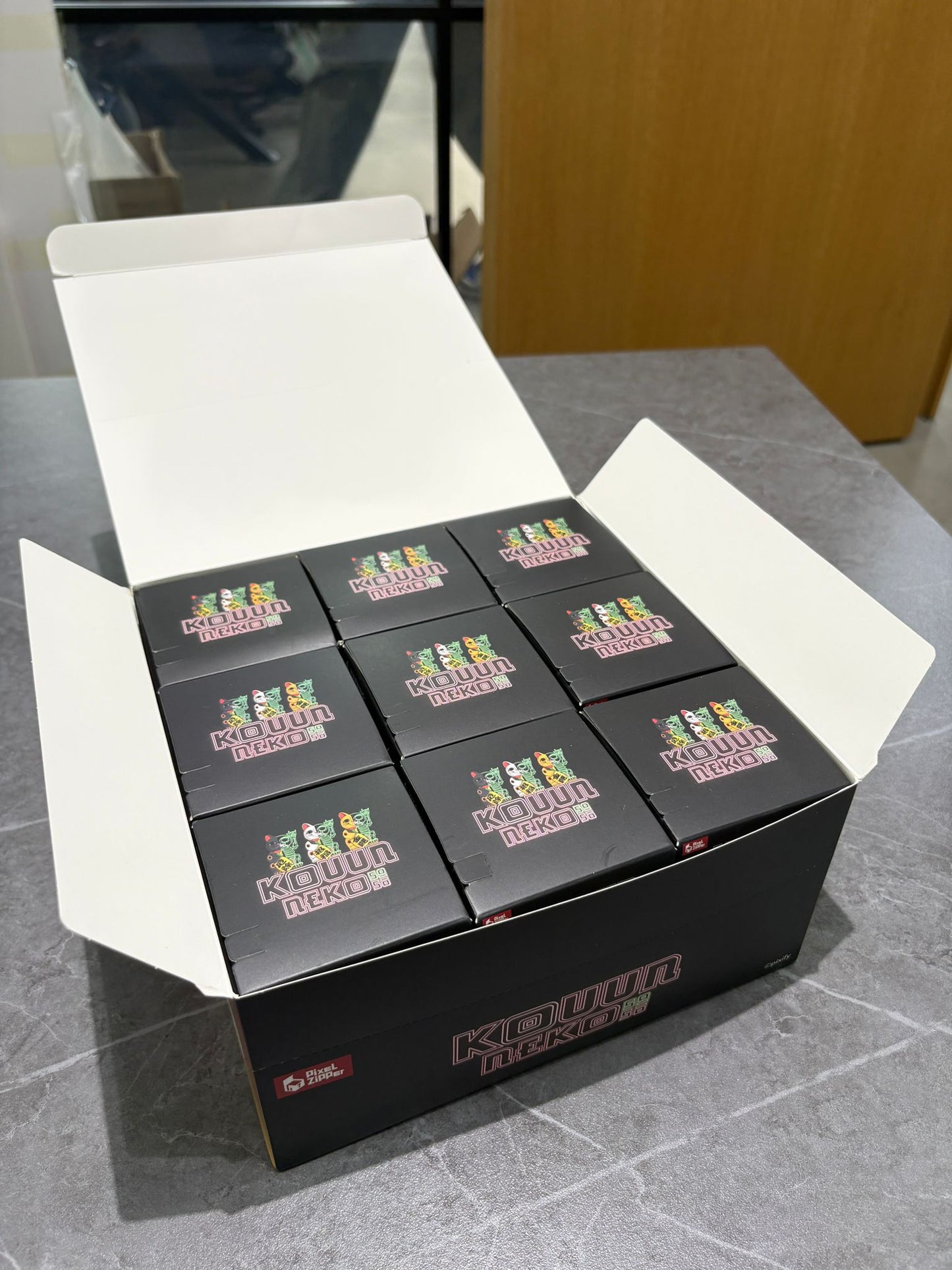 日本 Pixel Zipper KOUUN 50:50 招財貓系列盲盒 (kouun.neko)