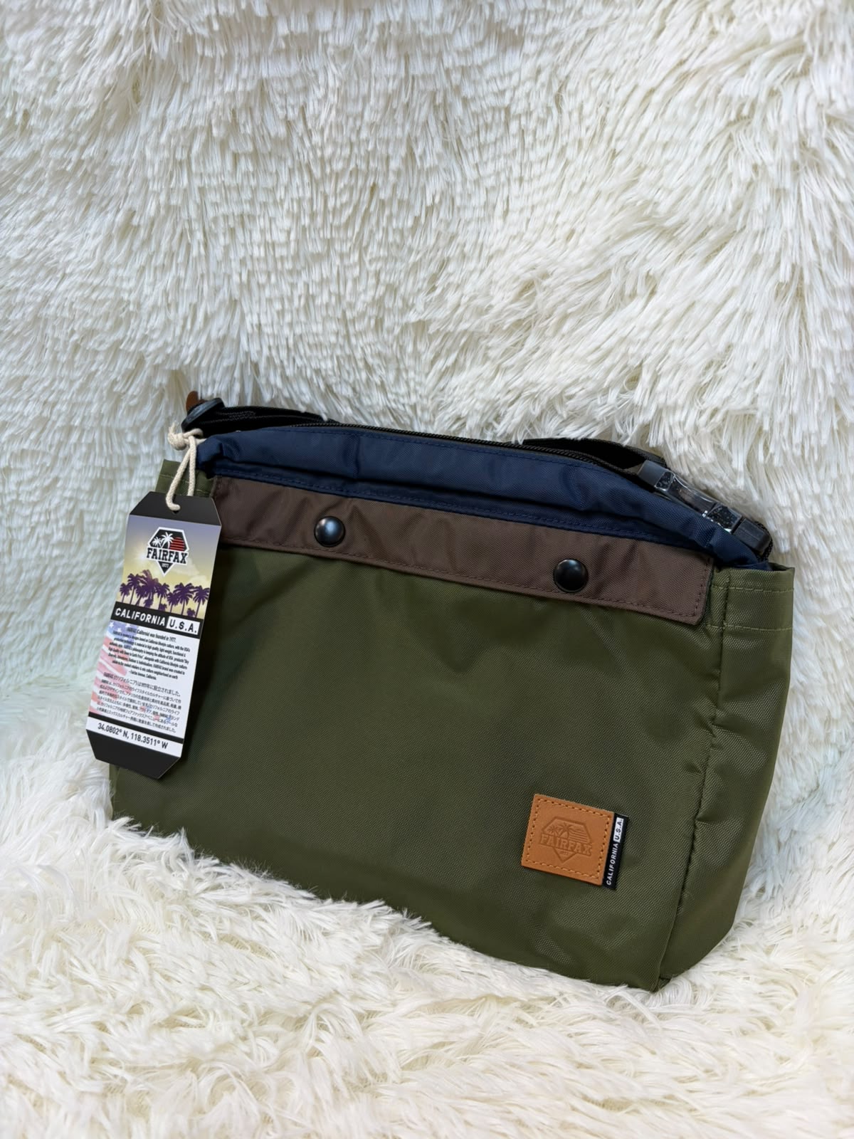 Fairfax 2-WAY Messager Tote 2.0 Crossbody Bag Handle Bag