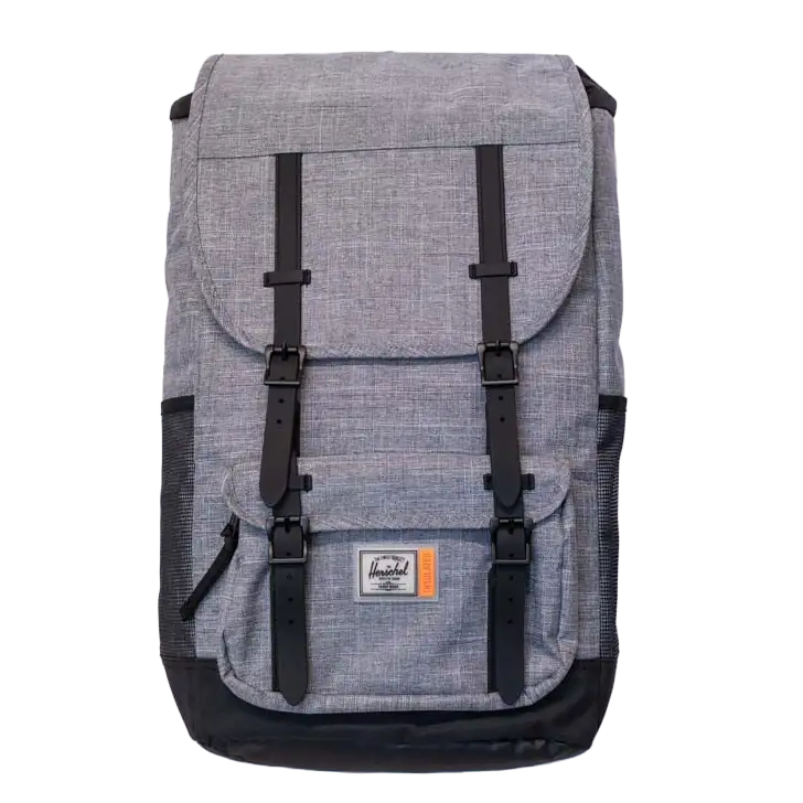 Herschel Little America Backpack 30L backpack schoolbag adds left and right slip pockets and top pockets