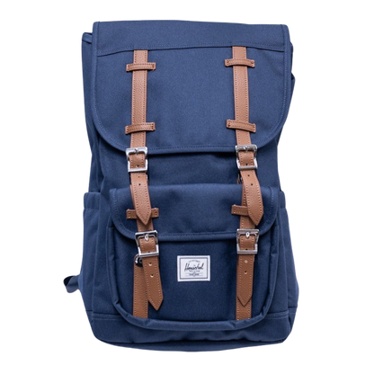 Herschel Little America Mid-Volume Backpack new version adds left and right slip pockets &amp; top pocket 21 liters