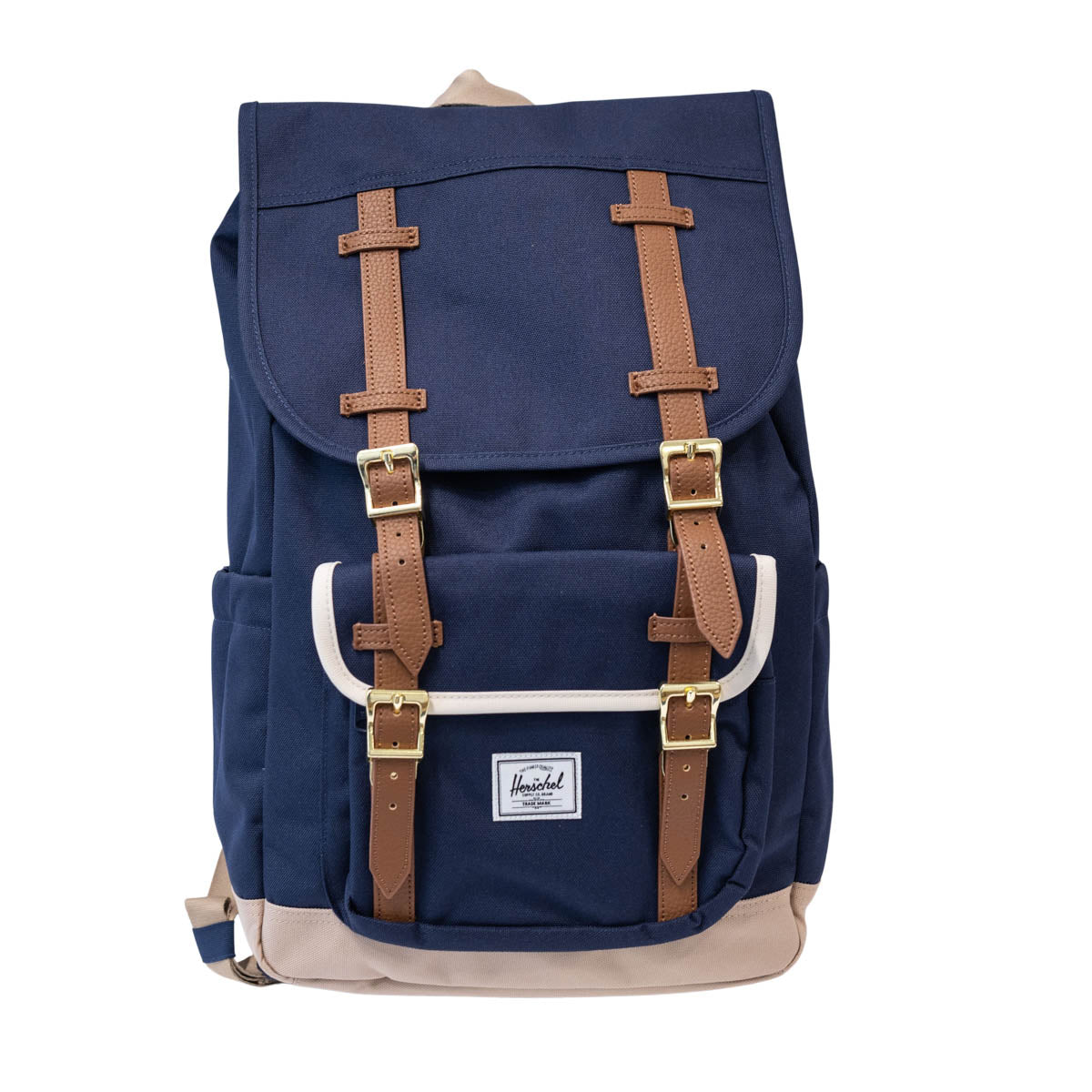 Herschel Little America Mid-Volume Backpack new version adds left and right slip pockets &amp; top pocket 21 liters