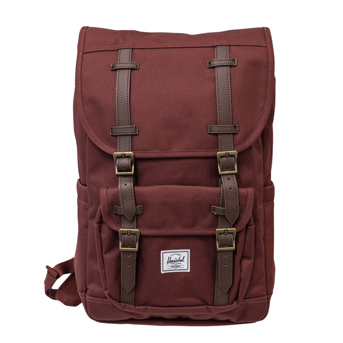 Herschel Little America Mid-Volume Backpack new version adds left and right slip pockets &amp; top pocket 21 liters