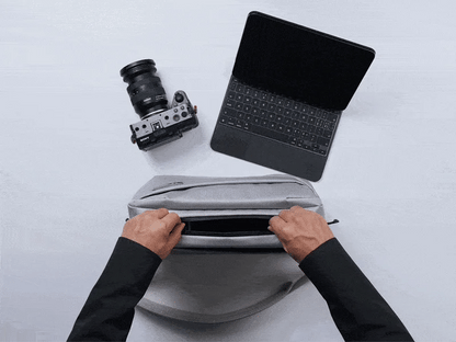 NIID NEO NOMAD N2 MAX 職人級斜孭袋【原裝正貨】| 11 吋 iPad Pro 專用隔層 | 磁吸快扣與大容量擴充 - 10L+1.1L