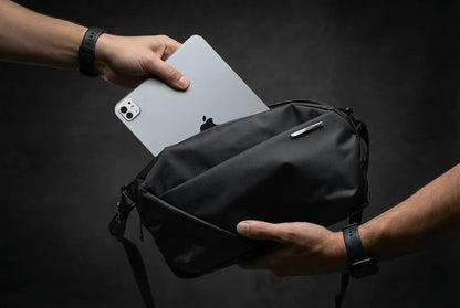 NIID NEO NOMAD N2 MAX 職人級斜孭袋【原裝正貨】| 11 吋 iPad Pro 專用隔層 | 磁吸快扣與大容量擴充 - 10L+1.1L