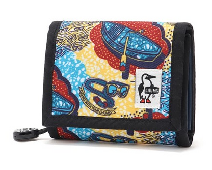 Chums Recycle Multi Wallet multi-color two-fold wallet