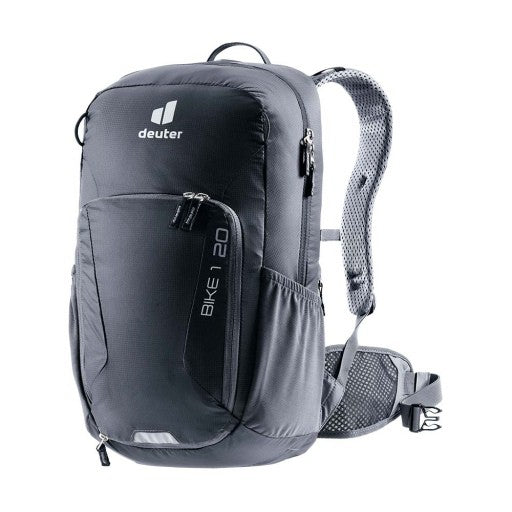 Deuter Bike I 20 black cycling backpack front view