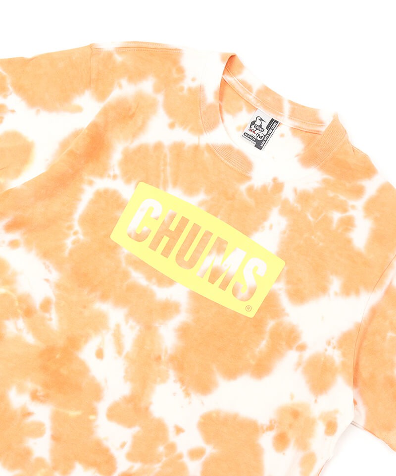 Chums 40 Years CHUMS Logo T-Shirt 40週年版 上衣 Orange Tie-Dye 美國棉花