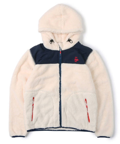 Chums Elmo Fleece Full Zip Parka MS/ WS 男女裝 毛毛 長袖連帽外套 W056 Ivory/ Navy 另有童裝