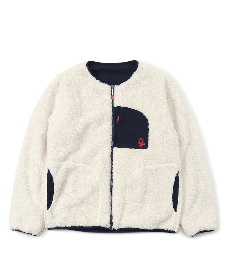 Chums Elmo Fleece Rv Blouson MS/ WS 男女裝 毛毛 雙面可穿 長袖外套 W056 Ivory/ Navy