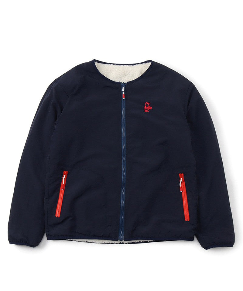 Chums Elmo Fleece Rv Blouson MS/ WS 男女裝 毛毛 雙面可穿 長袖外套 W056 Ivory/ Navy