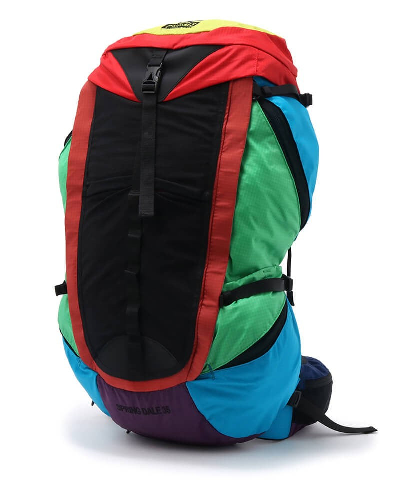 Chums Spring Dale 35 outdoor backpack hiking mountaineering bag 35 liter top cover can be used as a waist bag with rain cover