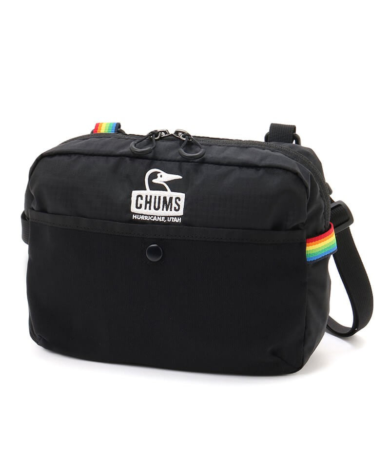 Chums Spring Dale Shoulder Bag 斜孭袋 收納袋 Black Rainbow