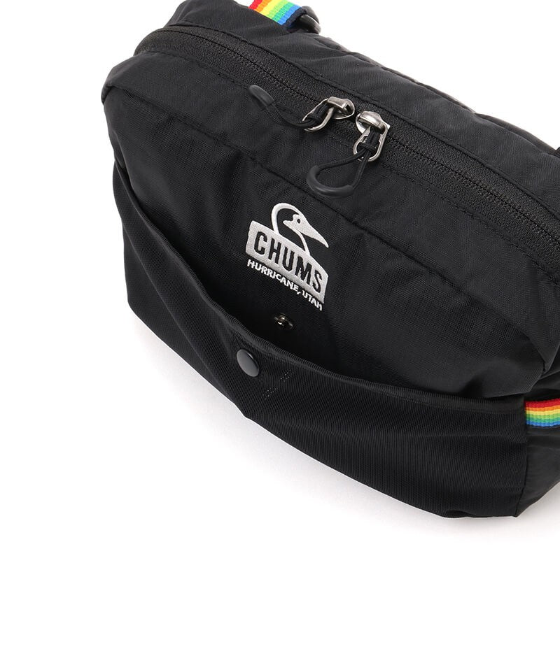 Chums Spring Dale Shoulder Bag 斜孭袋 收納袋 Black Rainbow