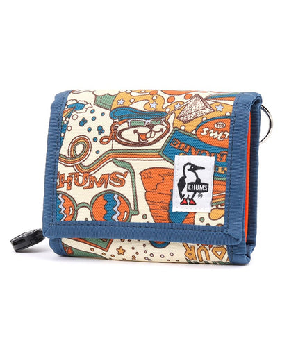 Chums Recycle Multi Wallet multi-color two-fold wallet
