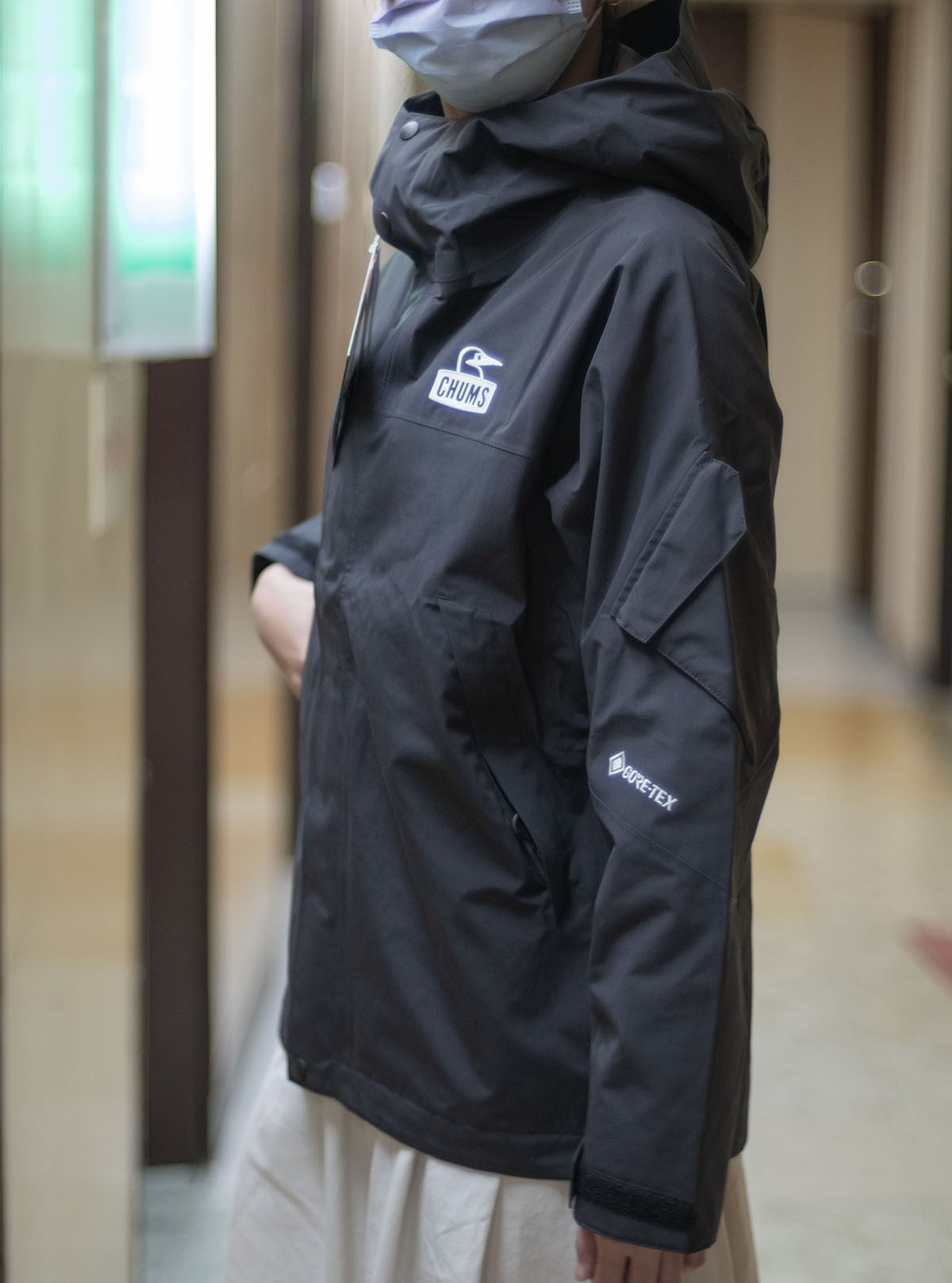 Chums Spring Dale Gore-Tex Venture Jacket Black &lt;Mongkok Store&gt; Windproof and Waterproof Jacket