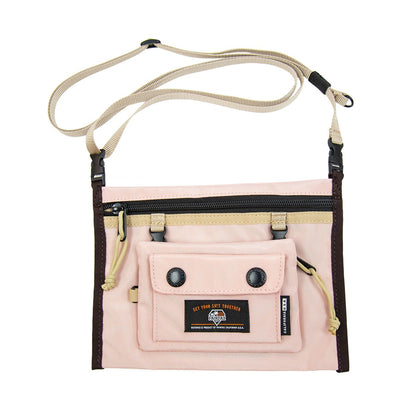 Fairfax In-N-Out Wallet Sacoche dual-use crossbody bag Pale Pink/ Beige