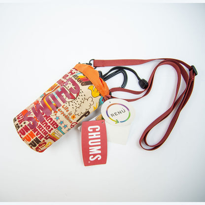 Chums Recycle Bottle Holder Water Bottle Bag Crossbody Bag Shoulder Bag