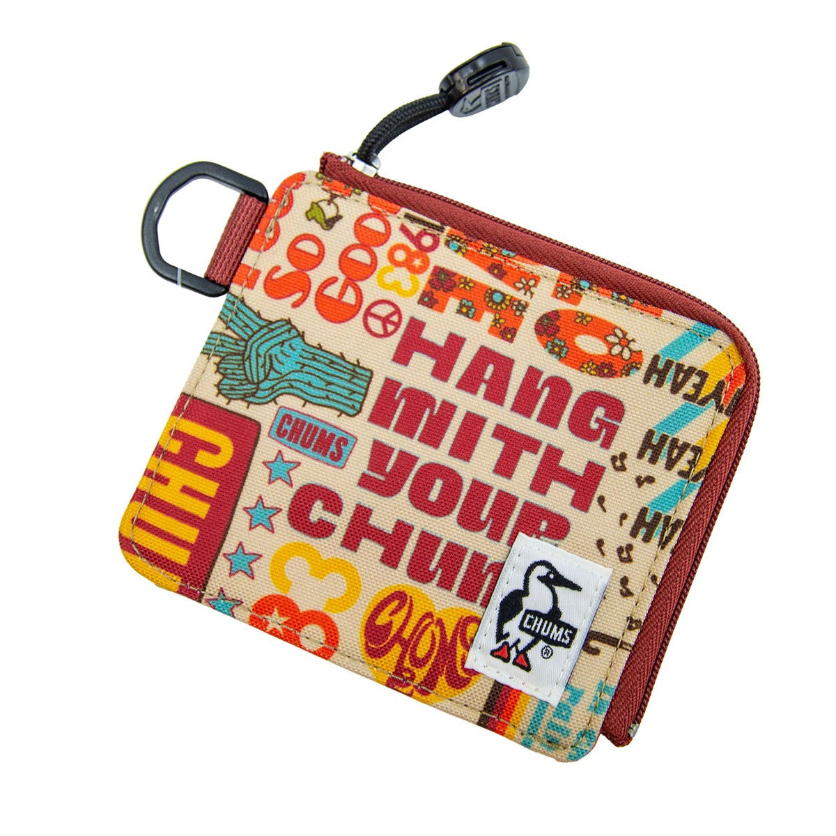 Chums Recycle L-Shape Key Zip Wallet square wallet