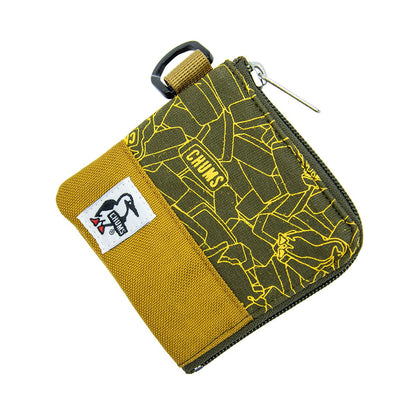 Chums Square Coin Case Sweat Nylon square silver bag