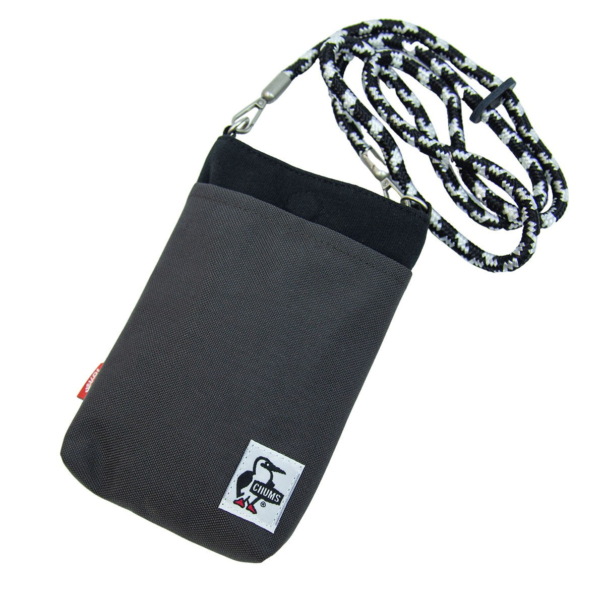 Chums Rope Shoulder Pouch Sweat Nylon Cell Phone Crossbody Bag