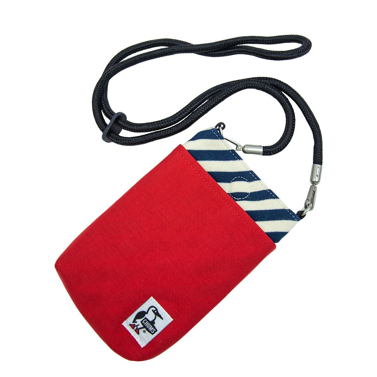 Chums Rope Shoulder Pouch Sweat Nylon Cell Phone Crossbody Bag