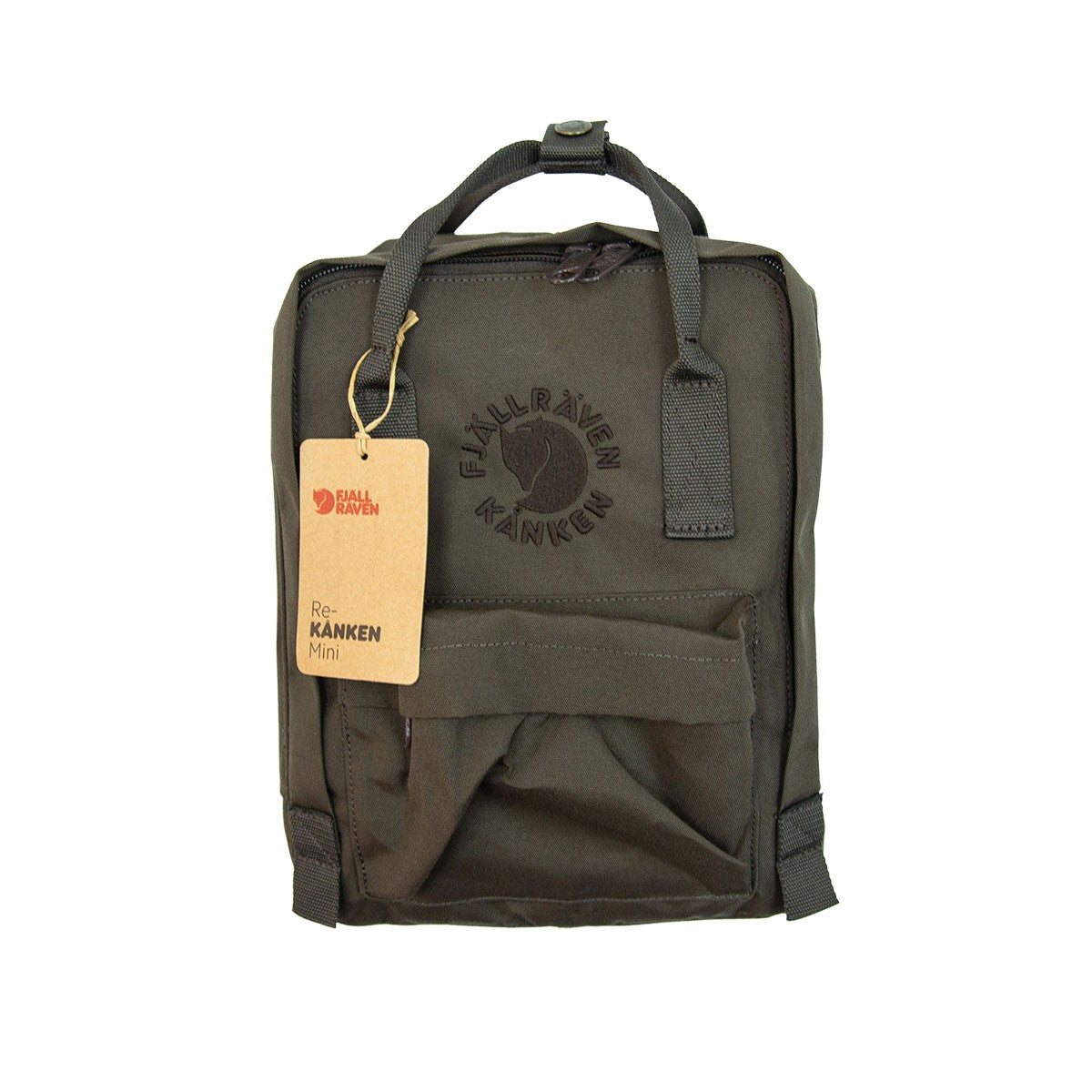 Fjallraven Re-Kanken Mini Backpack 7L small backpack environmentally friendly embroidered seal version