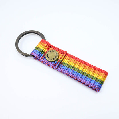 Fjallraven Kanken Rainbow Keyring - Rainbow Pattern Rainbow Keyring