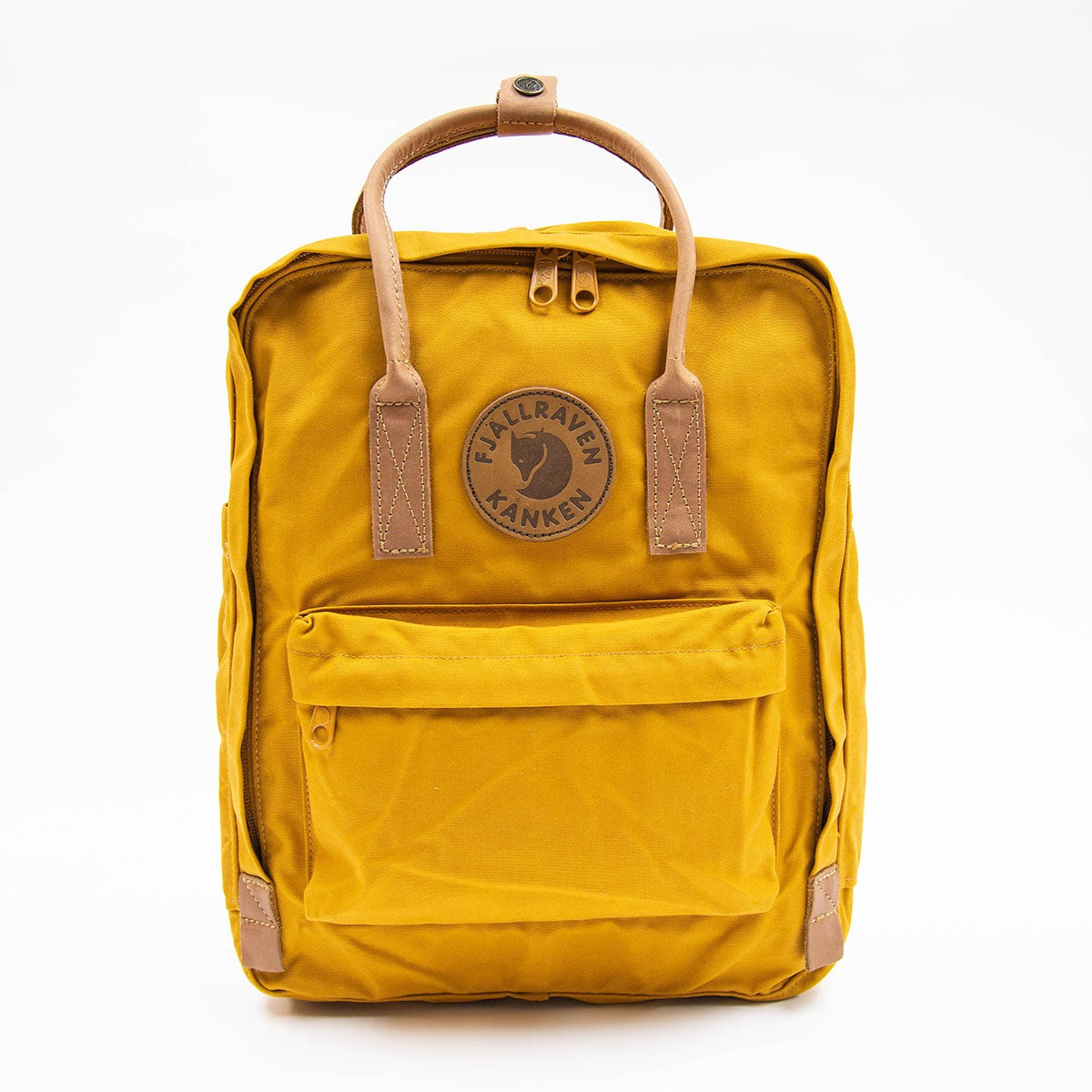 Leather fjallraven kanken best sale